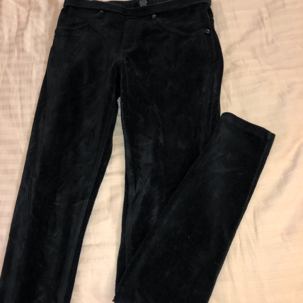 Hue corduroy black leggings